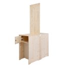 Desk Pod double avec support signalétique - Decoroom