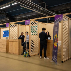 Cloison Bois ajourées obliques au mètre linéaire - Decoroom