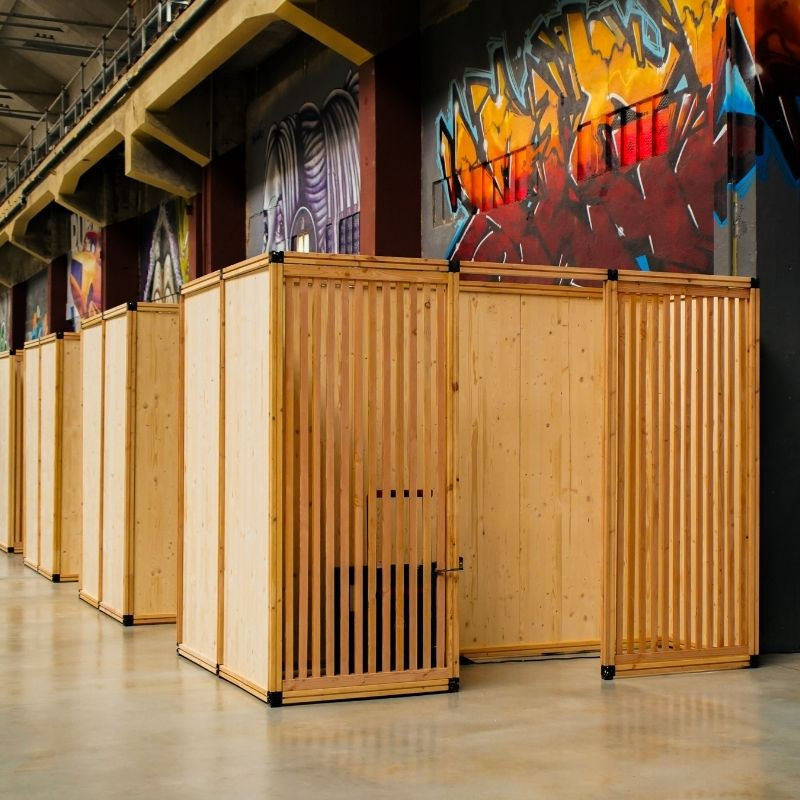 Cloison Bois claire voie au mètre linéaire - Decoroom