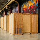 Cloison Bois claire voie au mètre linéaire - Decoroom