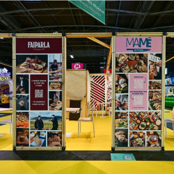 Cloison Bois Signalétique au mètre linéaire - Decoroom