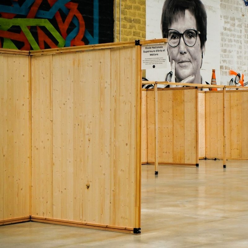 Cloison Bois au mètre linéaire - Decoroom